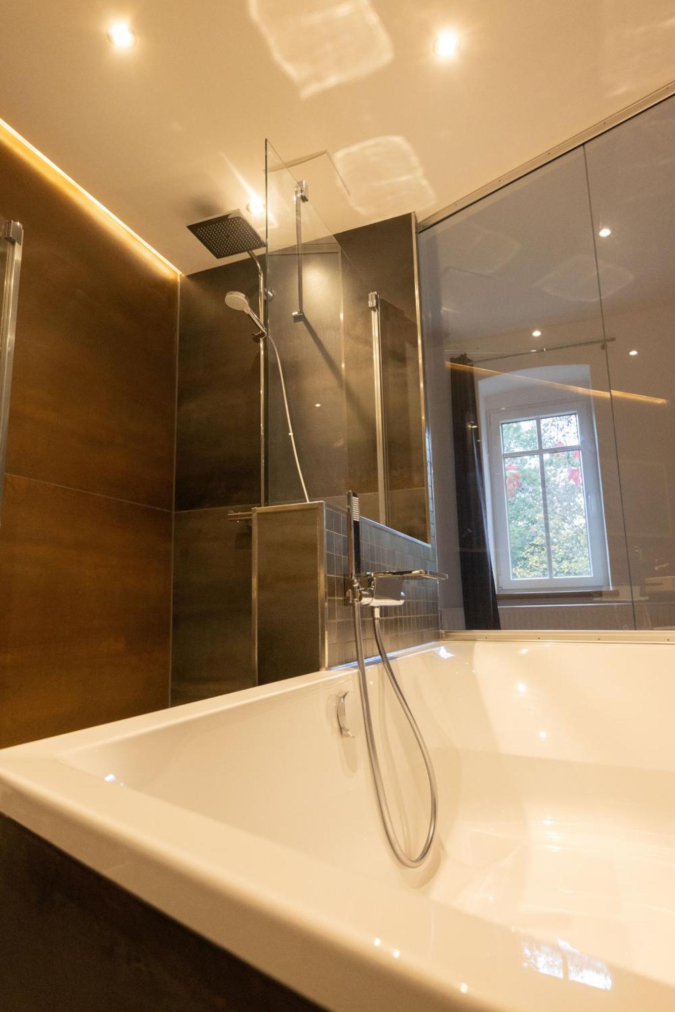 Loft Apartment Mit Grosser Badewanne B Mugeln ภายนอก รูปภาพ