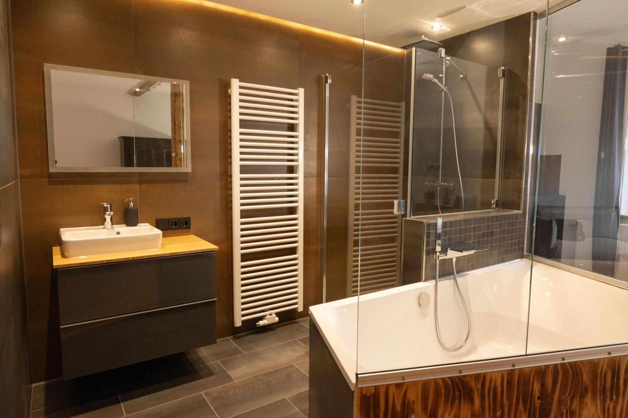 Loft Apartment Mit Grosser Badewanne B Mugeln ภายนอก รูปภาพ